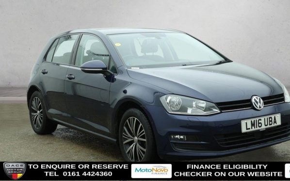 Used 2016 BLUE VOLKSWAGEN GOLF Hatchback 1.4 TSI BlueMotion Tech Match Edition Hatchback 5dr Petrol Manual Euro 6 (s/s) (125 ps) (reg. 2016-04-30) for sale in Altrincham