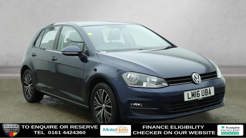 Used 2016 BLUE VOLKSWAGEN GOLF Hatchback 1.4 TSI BlueMotion Tech Match Edition Hatchback 5dr Petrol Manual Euro 6 (s/s) (125 ps) (reg. 2016-04-30) for sale in Altrincham