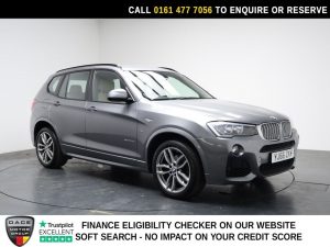 Used 2016 GREY BMW X3 SUV 3.0 35d M Sport SUV 5dr Diesel Auto xDrive Euro 6 (s/s) (313 ps) (reg. 2016-11-07) for sale in Stockport