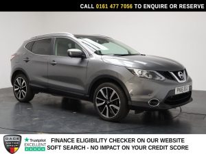 Used 2016 GREY NISSAN QASHQAI SUV 1.2 DIG-T Tekna SUV 5dr Petrol Manual 2WD Euro 6 (s/s) (115 ps) (reg. 2016-03-31) for sale in Stockport
