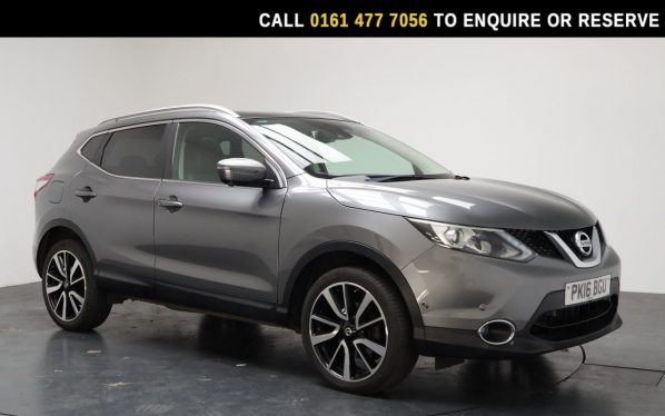 Used 2016 GREY NISSAN QASHQAI SUV 1.2 DIG-T Tekna SUV 5dr Petrol Manual 2WD Euro 6 (s/s) (115 ps) (reg. 2016-03-31) for sale in Stockport