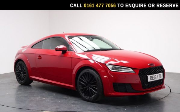 Used 2016 RED AUDI TT Coupe 1.8 TFSI Sport Coupe 3dr Petrol Manual Euro 6 (s/s) (180 ps) (reg. 2016-05-16) for sale in Stockport