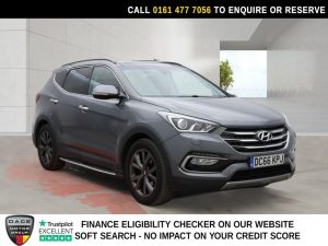 Used 2016 SILVER HYUNDAI SANTA FE SUV 2.2 CRDi Blue Drive Wiggins Edition SUV 5dr Diesel Auto 4WD Euro 6 (s/s) (7 Seat) (200 ps) (reg. 2016-11-30) for sale in Stockport