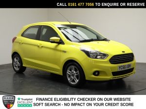 Used 2016 YELLOW FORD KA+ Hatchback 1.2 Ti-VCT Zetec Hatchback 5dr Petrol Manual Euro 6 (70 ps) (reg. 2016-09-30) for sale in Stockport