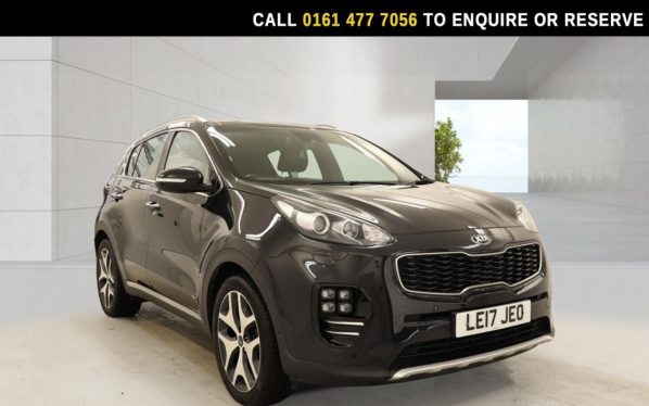 Used 2017 BLACK KIA SPORTAGE SUV 2.0 CRDi GT-Line S SUV 5dr Diesel Auto AWD Euro 6 (182 bhp) (reg. 2017-07-31) for sale in Stockport