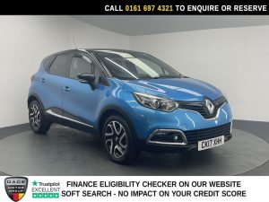 Used 2017 BLUE RENAULT CAPTUR SUV 1.5 dCi ENERGY Dynamique S Nav SUV 5dr Diesel Manual Euro 6 (s/s) (110 ps) (reg. 2017-06-29) for sale in Manchester