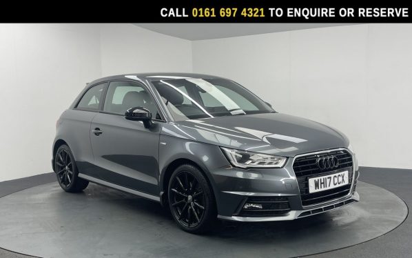 Used 2017 GREY AUDI A1 Hatchback 1.6 TDI S line Hatchback 3dr Diesel Manual Euro 6 (s/s) (116 ps) (reg. 2017-08-05) for sale in Manchester