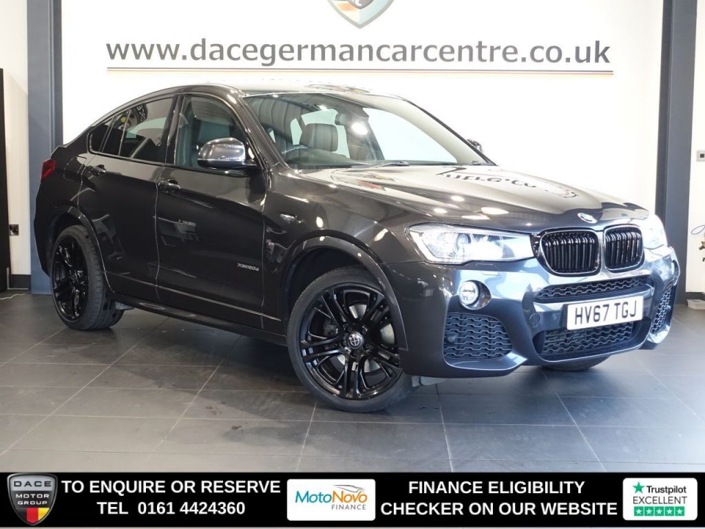 Used 2017 GREY BMW X4 SUV 2.0 20d M Sport SUV 5dr Diesel Auto xDrive Euro 6 (s/s) (190 ps) (reg. 2017-09-29) for sale in Altrincham