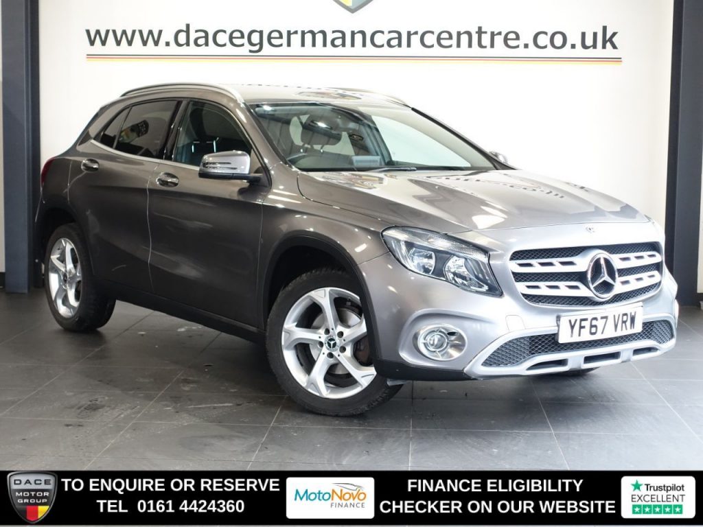 Used 2017 GREY MERCEDES-BENZ GLA SUV 1.6 GLA200 Sport SUV 5dr Petrol Manual Euro 6 (s/s) (156 ps) (reg. 2017-11-22) for sale in Altrincham