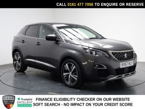 Used 2017 GREY PEUGEOT 3008 SUV 1.6 BlueHDi GT Line SUV 5dr Diesel Manual Euro 6 (s/s) (120 ps) (reg. 2017-09-19) for sale in Stockport