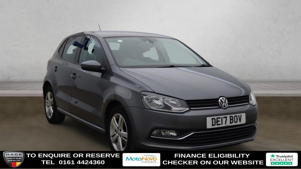 Used 2017 GREY VOLKSWAGEN POLO Hatchback 1.2 TSI BlueMotion Tech Match Hatchback 5dr Petrol Manual Euro 6 (s/s) (90 ps) (reg. 2017-03-10) for sale in Altrincham