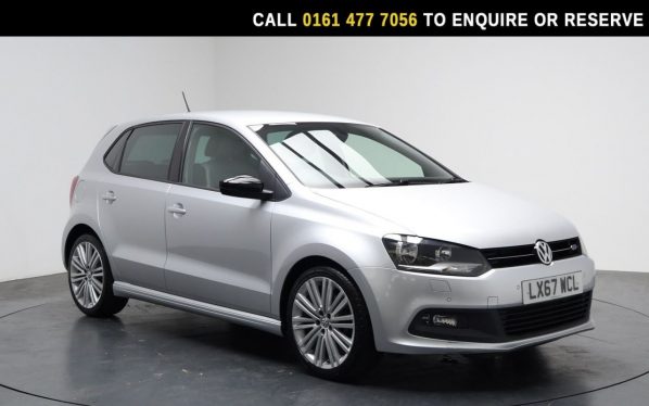 Used 2017 SILVER VOLKSWAGEN POLO Hatchback 1.4 TSI ACT BlueGT Hatchback 5dr Petrol DSG Euro 6 (s/s) (150 ps) (reg. 2017-09-01) for sale in Stockport