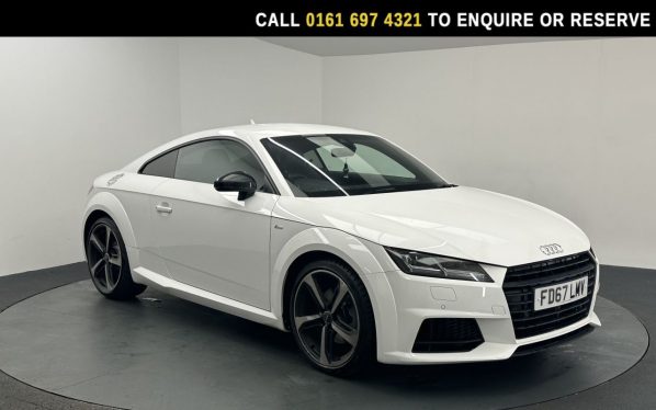 Used 2017 WHITE AUDI TT Coupe 2.0 TFSI Black Edition Coupe 3dr Petrol S Tronic Euro 6 (s/s) (230 ps) (reg. 2017-11-29) for sale in Manchester