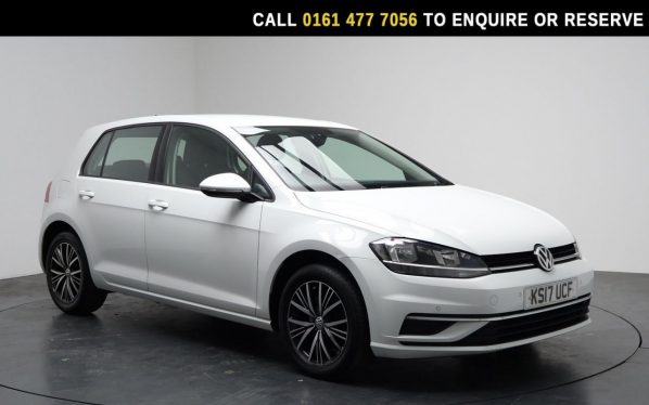 Used 2017 WHITE VOLKSWAGEN GOLF Hatchback 1.4 TSI BlueMotion Tech SE Nav Hatchback 5dr Petrol Manual Euro 6 (s/s) (125 ps) (reg. 2017-06-05) for sale in Stockport