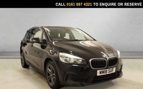 Used 2018 BLACK BMW 2 SERIES ACTIVE TOURER MPV 1.5 225xe 7.6kWh Sport MPV 5dr Petrol Plug-in Hybrid Auto 4WD Euro 6 (s/s) (224 ps) (reg. 2018-06-22) for sale in Manchester
