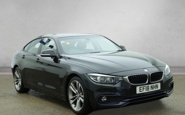 Used 2018 BLACK BMW 4 SERIES GRAN COUPE Hatchback 2.0 420d Sport Hatchback 5dr Diesel Auto Euro 6 (s/s) (190 ps) (reg. 2018-05-25) for sale in Altrincham