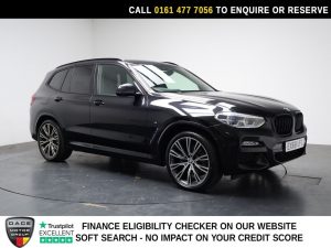 Used 2018 BLACK BMW X3 SUV 3.0 30d M Sport SUV 5dr Diesel Auto xDrive Euro 6 (s/s) (265 ps) (reg. 2018-09-07) for sale in Stockport
