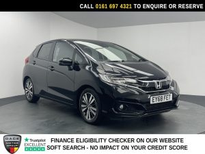 Used 2018 BLACK HONDA JAZZ Hatchback 1.3 i-VTEC EX Navi Hatchback 5dr Petrol CVT Euro 6 (s/s) (102 ps) (reg. 2018-12-10) for sale in Manchester