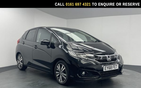 Used 2018 BLACK HONDA JAZZ Hatchback 1.3 i-VTEC EX Navi Hatchback 5dr Petrol CVT Euro 6 (s/s) (102 ps) (reg. 2018-12-10) for sale in Manchester