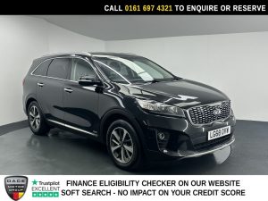 Used 2018 BLACK KIA SORENTO SUV 2.2 CRDi KX-2 SUV 5dr Diesel Auto AWD Euro 6 (s/s) (197 bhp) (reg. 2018-11-05) for sale in Manchester