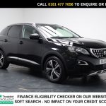 Used 2018 BLACK PEUGEOT 3008 SUV 1.5 BlueHDi Allure SUV 5dr Diesel Manual Euro 6 (s/s) (130 ps) (reg. 2018-10-29) for sale in Stockport
