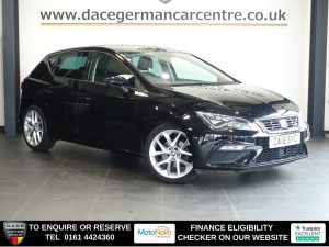 Used 2018 BLACK SEAT LEON Hatchback 1.4 TSI FR Technology Hatchback 5dr Petrol Manual Euro 6 (s/s) (125 ps) (reg. 2018-06-27) for sale in Altrincham