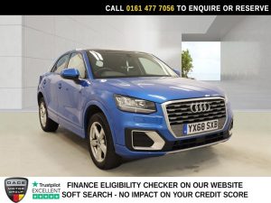 Used 2018 BLUE AUDI Q2 SUV 1.4 TFSI CoD Sport SUV 5dr Petrol S Tronic Euro 6 (s/s) (150 ps) (reg. 2018-09-01) for sale in Stockport