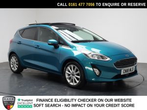 Used 2018 BLUE FORD FIESTA Hatchback 1.0T EcoBoost Titanium X Hatchback 5dr Petrol Manual Euro 6 (s/s) (100 ps) (reg. 2018-03-01) for sale in Stockport