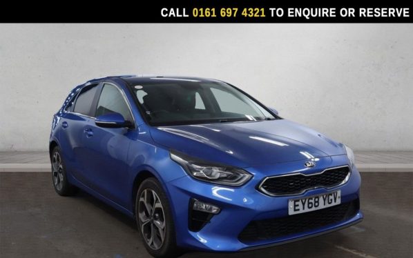 Used 2018 BLUE KIA CEED Hatchback 1.4 T-GDi Blue Edition Hatchback 5dr Petrol Manual Euro 6 (s/s) (138 bhp) (reg. 2018-09-11) for sale in Manchester