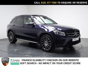 Used 2018 BLUE MERCEDES-BENZ GLC SUV 2.1 GLC250d AMG Line (Premium Plus) SUV 5dr Diesel G-Tronic+ 4MATIC Euro 6 (s/s) (204 ps) (reg. 2018-09-03) for sale in Stockport