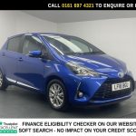 Used 2018 BLUE TOYOTA YARIS Hatchback 1.5 VVT-h Excel Hatchback 5dr Petrol Hybrid E-CVT Euro 6 (s/s) (15in Alloy) (100 ps) (reg. 2018-03-15) for sale in Manchester