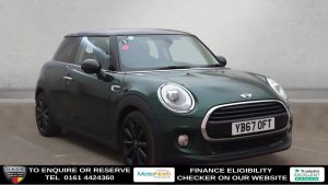 Used 2018 GREEN MINI HATCH Hatchback 1.5 Cooper D Hatchback 3dr Diesel Manual Euro 6 (s/s) (116 ps) (reg. 2018-01-11) for sale in Altrincham
