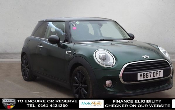 Used 2018 GREEN MINI HATCH Hatchback 1.5 Cooper D Hatchback 3dr Diesel Manual Euro 6 (s/s) (116 ps) (reg. 2018-01-11) for sale in Altrincham
