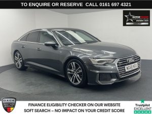 Used 2018 GREY AUDI A6 SALOON Saloon 3.0 TDI V6 50 S line Saloon 4dr Diesel Tiptronic quattro Euro 6 (s/s) (286 ps) (reg. 2018-12-21) for sale in Manchester