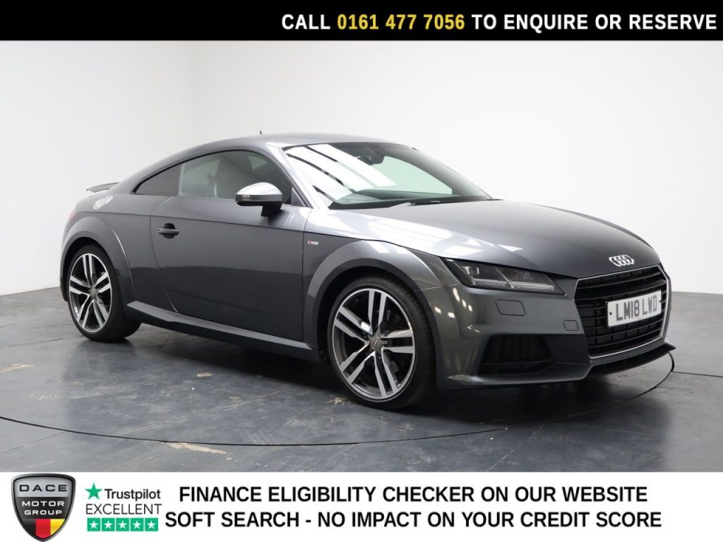 Used 2018 GREY AUDI TT Coupe 1.8 TFSI S line Coupe 3dr Petrol Manual Euro 6 (s/s) (180 ps) (reg. 2018-04-27) for sale in Stockport