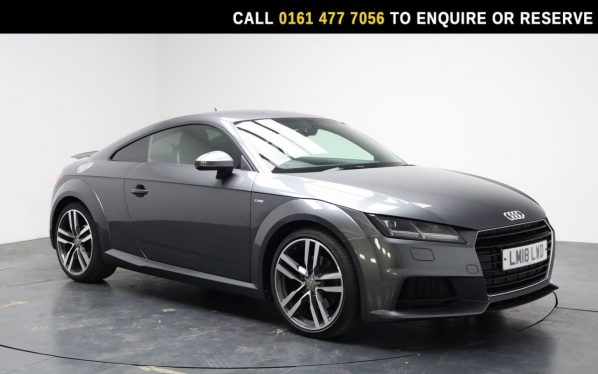 Used 2018 GREY AUDI TT Coupe 1.8 TFSI S line Coupe 3dr Petrol Manual Euro 6 (s/s) (180 ps) (reg. 2018-04-27) for sale in Stockport
