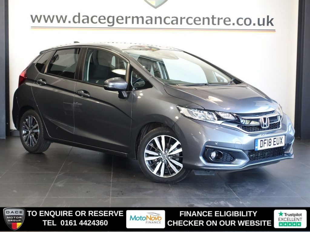 Used 2018 GREY HONDA JAZZ Hatchback 1.3 i-VTEC EX Navi Hatchback 5dr Petrol Manual Euro 6 (s/s) (102 ps) (reg. 2018-08-06) for sale in Altrincham