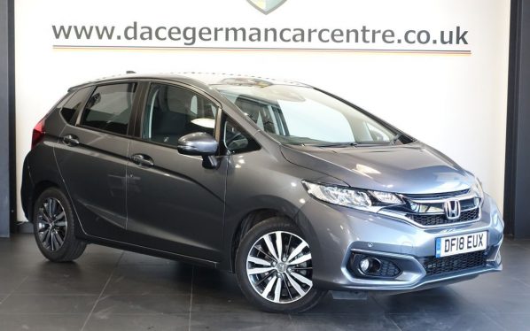 Used 2018 GREY HONDA JAZZ Hatchback 1.3 i-VTEC EX Navi Hatchback 5dr Petrol Manual Euro 6 (s/s) (102 ps) (reg. 2018-08-06) for sale in Altrincham