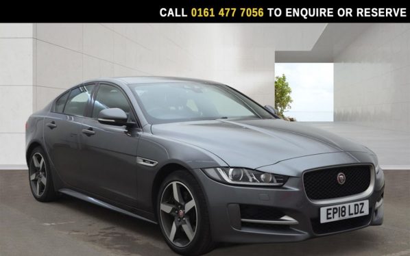 Used 2018 GREY JAGUAR XE Saloon 2.0i R-Sport Saloon 4dr Petrol Auto AWD Euro 6 (s/s) (250 ps) (reg. 2018-06-28) for sale in Stockport