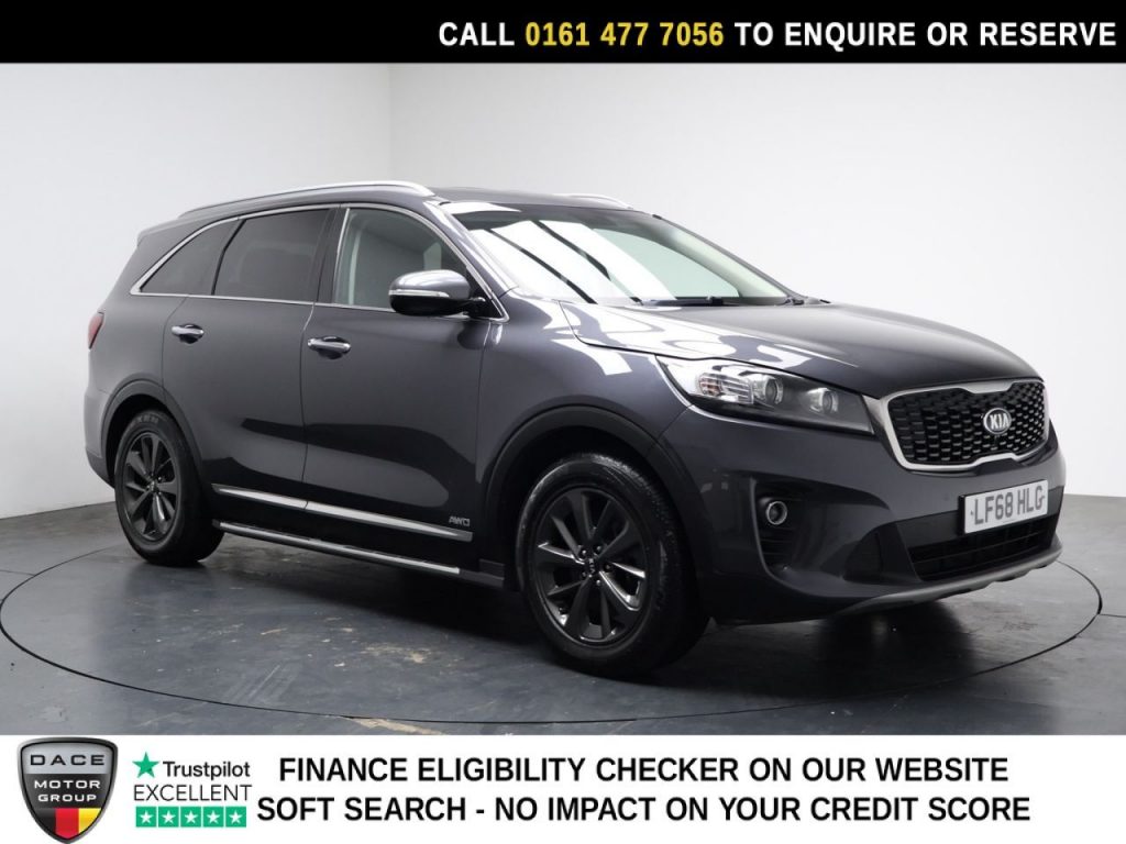 Used 2018 GREY KIA SORENTO SUV 2.2 CRDi KX-2 SUV 5dr Diesel Manual AWD Euro 6 (s/s) (197 bhp) (reg. 2018-09-03) for sale in Stockport