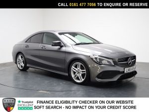 Used 2018 GREY MERCEDES-BENZ CLA Saloon 2.1 CLA200d AMG Line Coupe 4dr Diesel 7G-DCT Euro 6 (s/s) (136 ps) (reg. 2018-04-13) for sale in Stockport
