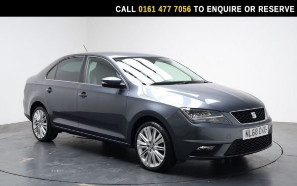 Used 2018 GREY SEAT TOLEDO Hatchback 1.0 TSI XCELLENCE Hatchback 5dr Petrol Manual Euro 6 (s/s) (110 ps) (reg. 2018-09-26) for sale in Stockport