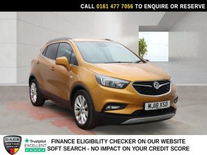 Used 2018 ORANGE VAUXHALL MOKKA X SUV 1.4i Turbo ecoTEC Elite SUV 5dr Petrol Manual Euro 6 (s/s) (140 ps) (reg. 2018-04-27) for sale in Stockport