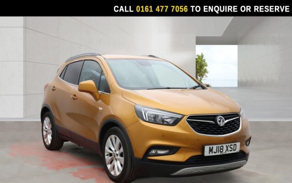 Used 2018 ORANGE VAUXHALL MOKKA X SUV 1.4i Turbo ecoTEC Elite SUV 5dr Petrol Manual Euro 6 (s/s) (140 ps) (reg. 2018-04-27) for sale in Stockport