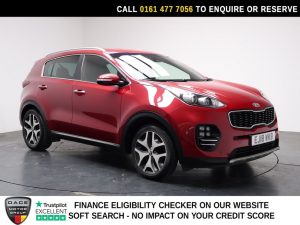 Used 2018 RED KIA SPORTAGE SUV 1.7 CRDi GT-Line SUV 5dr Diesel Manual Euro 6 (s/s) (114 bhp) (reg. 2018-06-19) for sale in Stockport