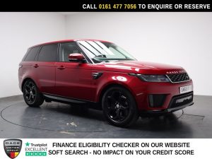 Used 2018 RED LAND ROVER RANGE ROVER SPORT SUV 3.0 SD V6 HSE SUV 5dr Diesel Auto 4WD Euro 6 (s/s) (306 ps) (reg. 2018-09-28) for sale in Stockport