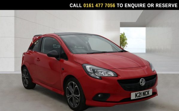 Used 2018 RED VAUXHALL CORSA Hatchback 1.4i Turbo Red Edition Hatchback 3dr Petrol Manual Euro 6 (s/s) (150 ps) (reg. 2018-06-28) for sale in Stockport