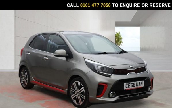 Used 2018 SILVER KIA PICANTO Hatchback 1.25 GT-Line S Hatchback 5dr Petrol Manual Euro 6 (83 bhp) (reg. 2018-09-27) for sale in Stockport