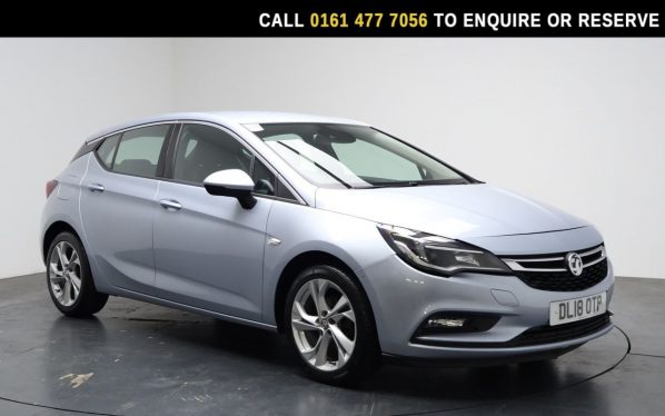 Used 2018 SILVER VAUXHALL ASTRA Hatchback 1.4i SRi Hatchback 5dr Petrol Manual Euro 6 (100 ps) (reg. 2018-06-26) for sale in Stockport
