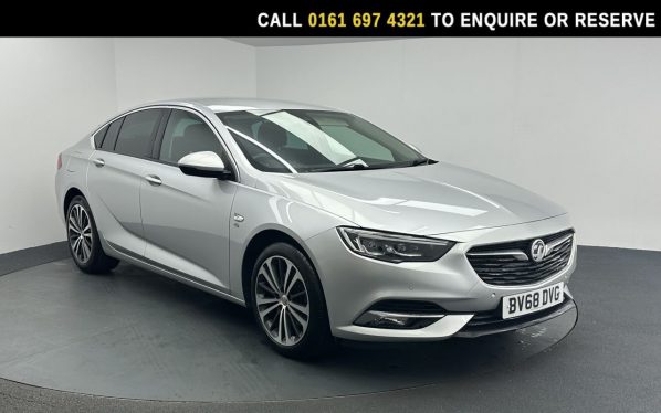 Used 2018 SILVER VAUXHALL INSIGNIA Hatchback 2.0 Turbo D BlueInjection Elite Nav Grand Sport 5dr Diesel Manual Euro 6 (s/s) (170 ps) (reg. 2018-09-29) for sale in Manchester